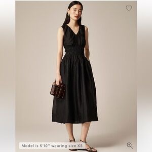 NWT J. Crew Hyacinth dress in cotton poplin Size L